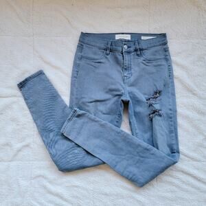 PacSun Midrise Distressed Skinny Leg Jegging Jeans